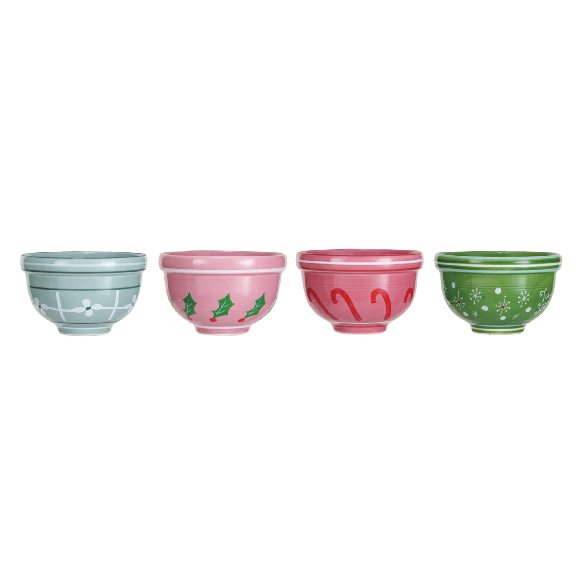 Hello Honey® 4.5" Holiday Stoneware Bowl Set
